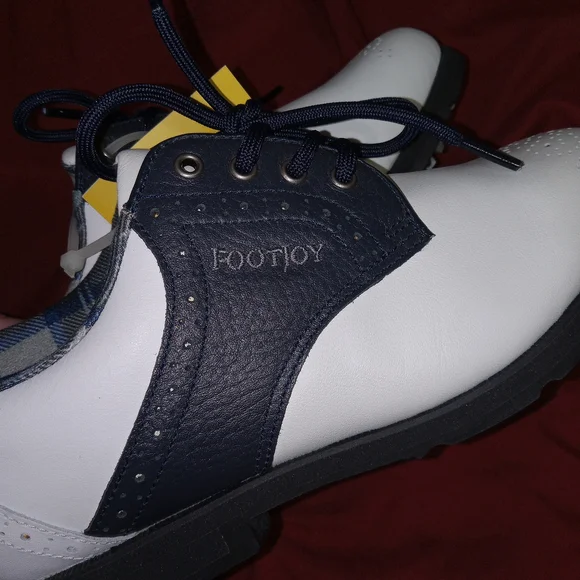 Footjoy Softjoy Terrains Shoes Womens Size 6 Golf Shoes With Spikes NWT Cushion - Picture 9 of 15